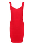 Bodycon Yellow Dress Backless Women's Short Pencil Dresses