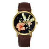 Flower Pattern Fashion Watch