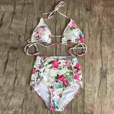 Rachel Pastel Floral Bikini Swimsuit