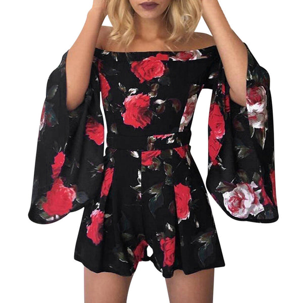 Luvre Floral Print Romper