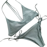 Reseda Green Bikini Swimsuit